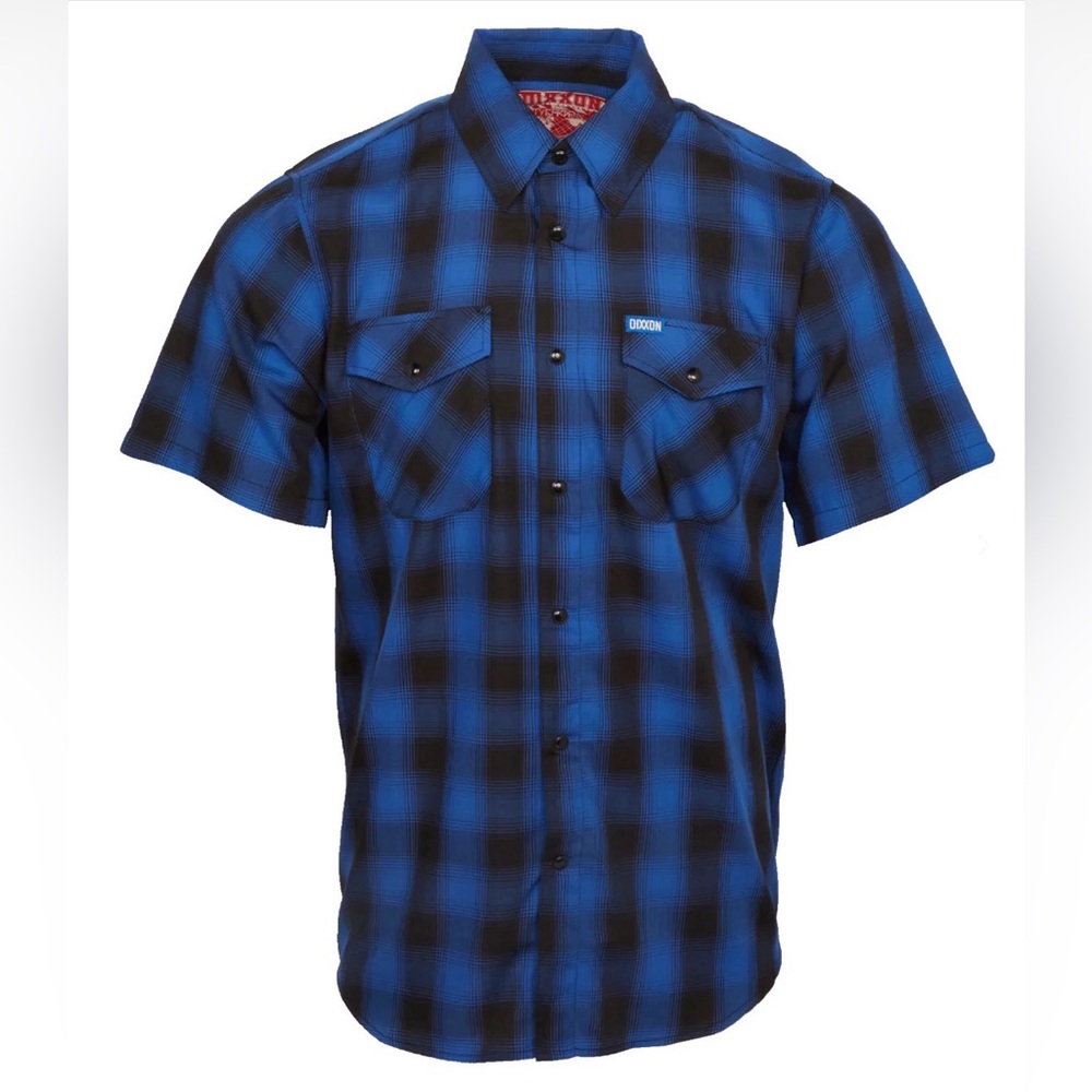 Dixxon “City Gardens” men’s size XL short sleeve Bamboo Shirt.